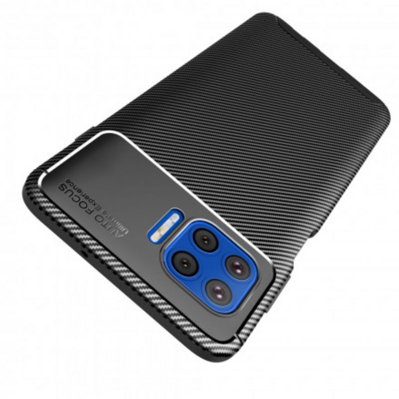 Cover Moto G 5G Plus Kulfiberteksturslange