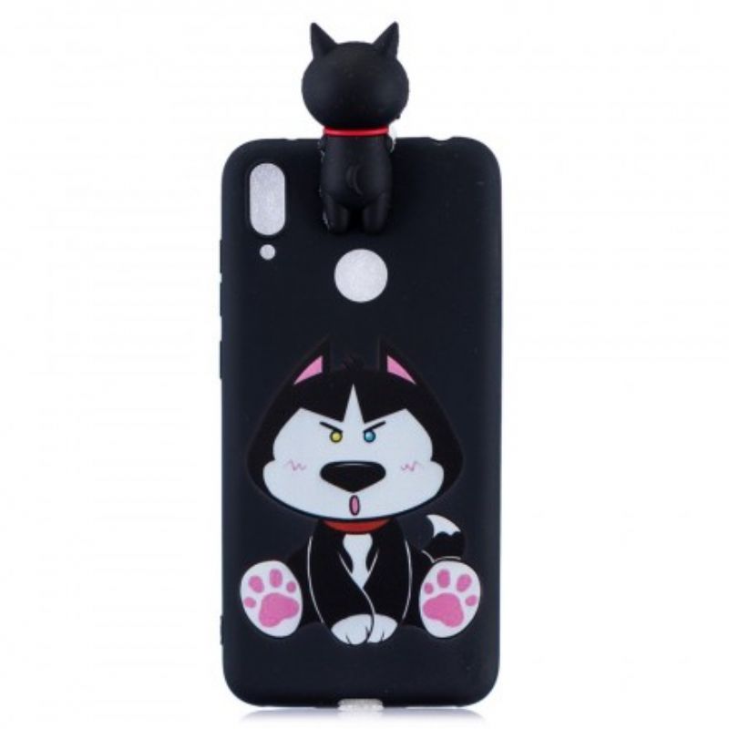 Cover Huawei Y7 2019 Funny Dog 3d