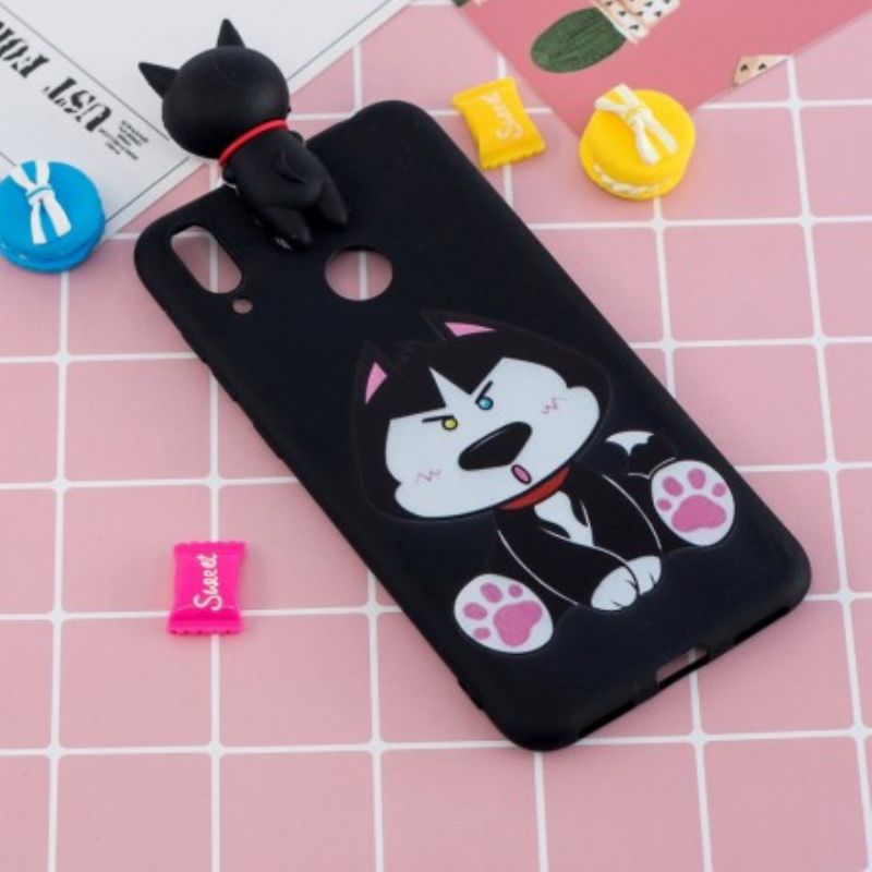 Cover Huawei Y7 2019 Funny Dog 3d