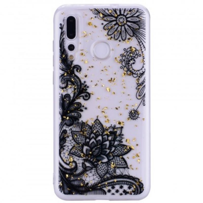 Mobilcover Huawei Y7 2019 Blonder Og Guldstøv