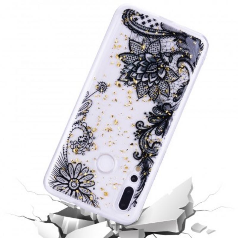 Mobilcover Huawei Y7 2019 Blonder Og Guldstøv