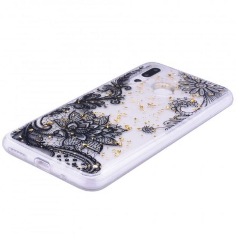 Mobilcover Huawei Y7 2019 Blonder Og Guldstøv