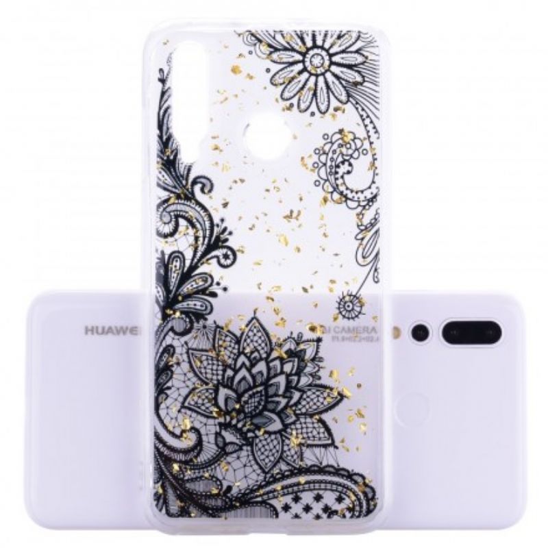 Mobilcover Huawei Y7 2019 Blonder Og Guldstøv