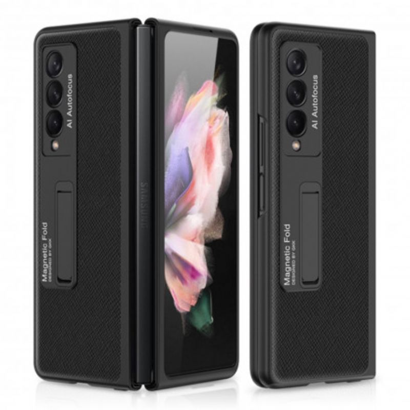 Cover Samsung Galaxy Z Fold 3 5G Gkk Bagside Vævet Læder
