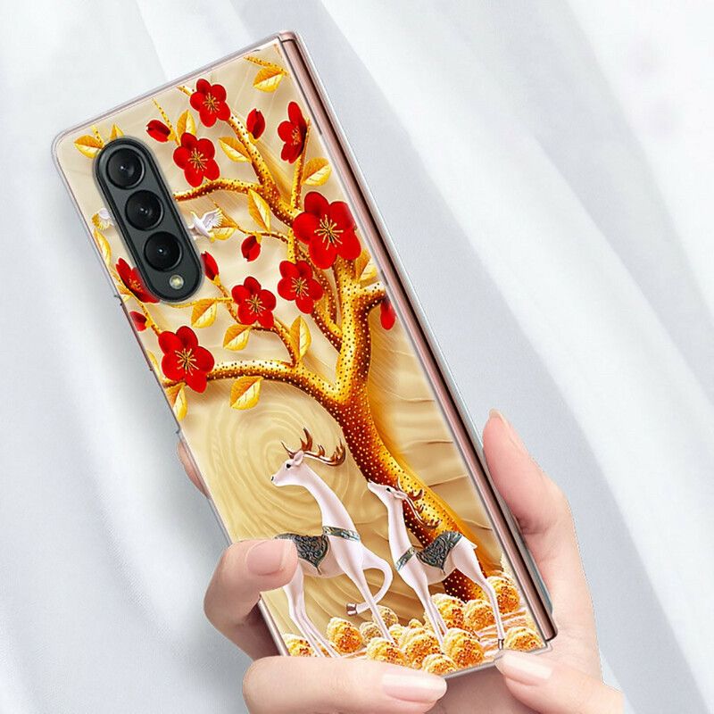 Cover Samsung Galaxy Z Fold 3 5G Kaffemaleri
