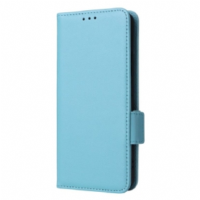 Læder Cover Xiaomi Redmi Note 13 4g Læderstil Med Rem