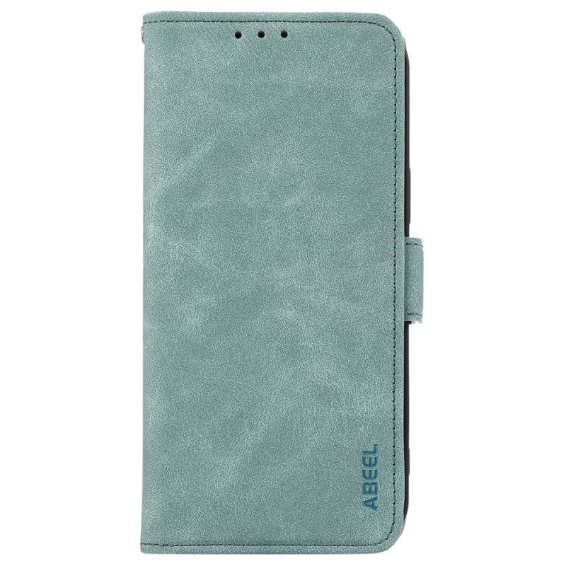 Læder Cover Motorola Edge 50 Telefon Etui Abeel Ruskindseffekt