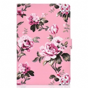 Flip Cover Samsung Galaxy Tab S5e Frihedsblomster