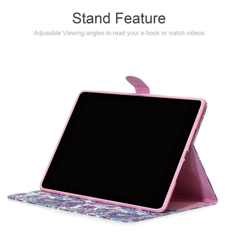 Flip Cover Samsung Galaxy Tab S5e Paisley Mønster