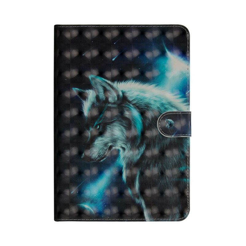Læder Cover Samsung Galaxy Tab S5e Vild Ulv