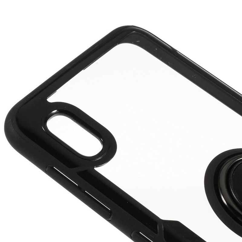Cover Samsung Galaxy A10 Transparent Med Ring-support