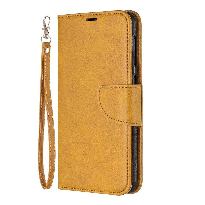Flip Cover Samsung Galaxy A10 Designfarve Lædereffekt