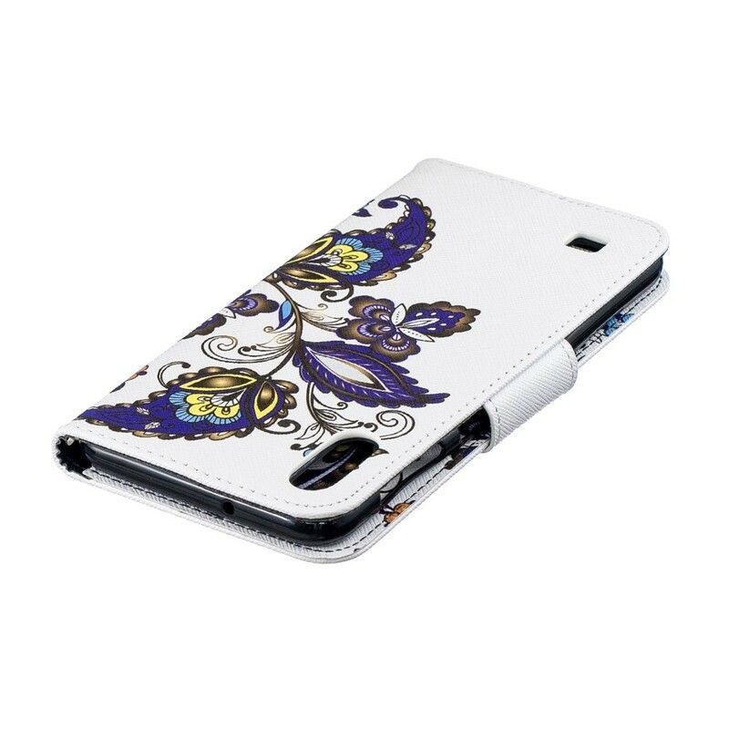 Flip Cover Samsung Galaxy A10 Sommerfugletatovering