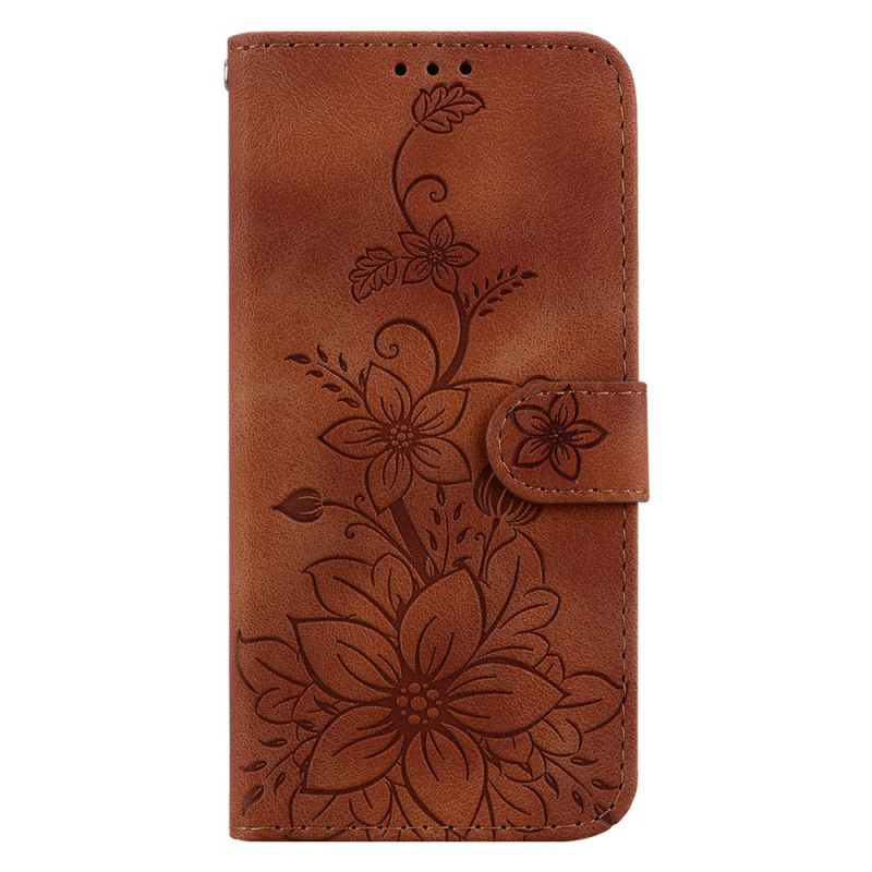 Flip Cover Xiaomi 14 Blomstermønster
