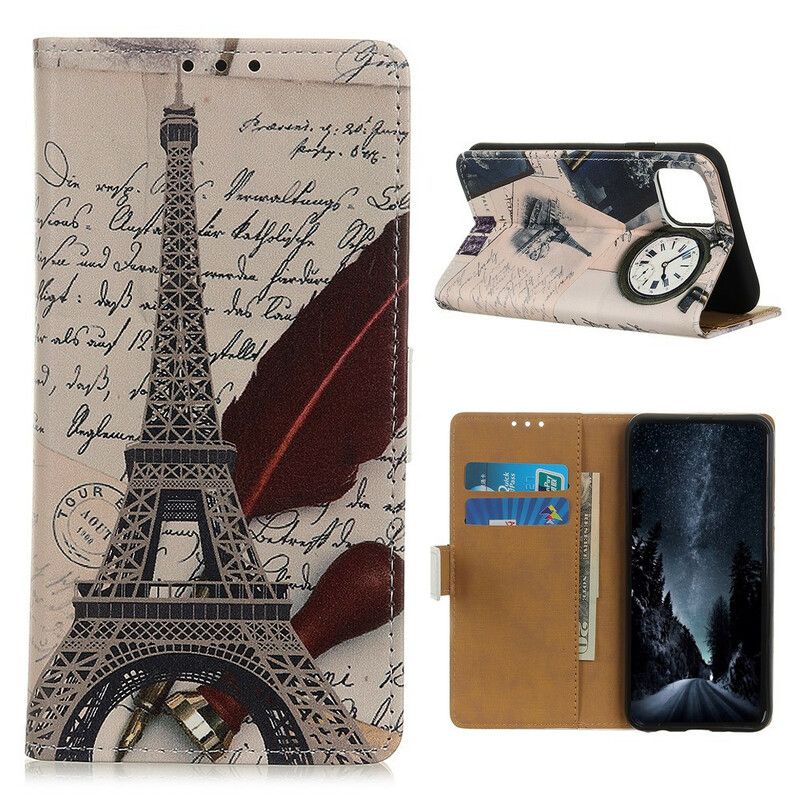 Flip Cover Samsung Galaxy Note 10 Lite Digterens Eiffeltårn