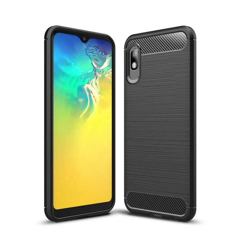 Cover Samsung Galaxy A10e Børstet Kulfiber