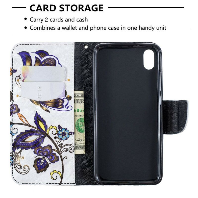 Flip Cover Xiaomi Redmi 7A Tatoveringssommerfugle