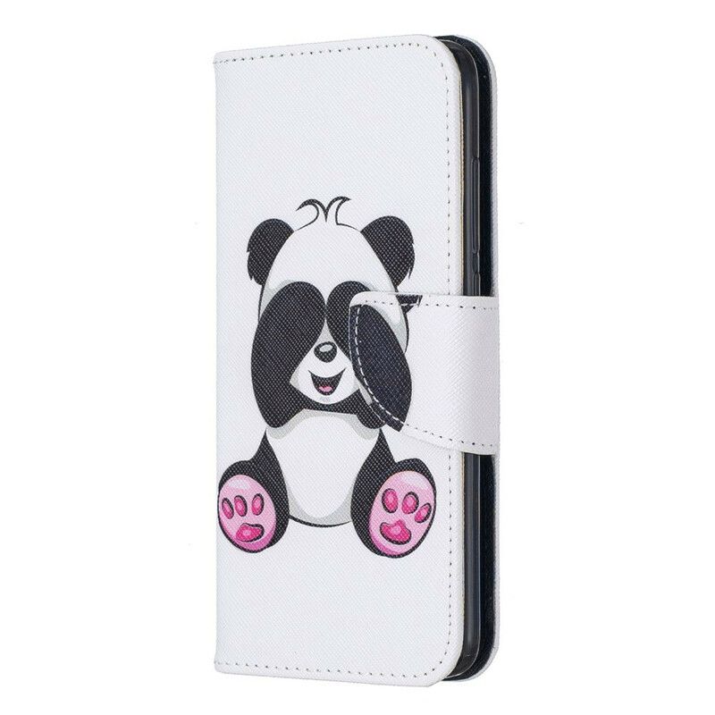 Læder Cover Xiaomi Redmi 7A Panda Sjov