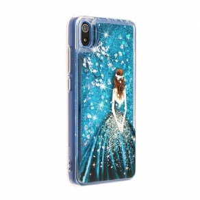 Mobilcover Xiaomi Redmi 7A Prinsesse Glitter