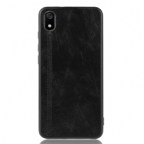 Mobilcover Xiaomi Redmi 7A Søm Lædereffekt