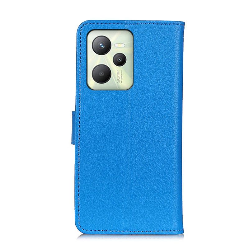 Flip Cover Realme C35 Lichi Tekstur