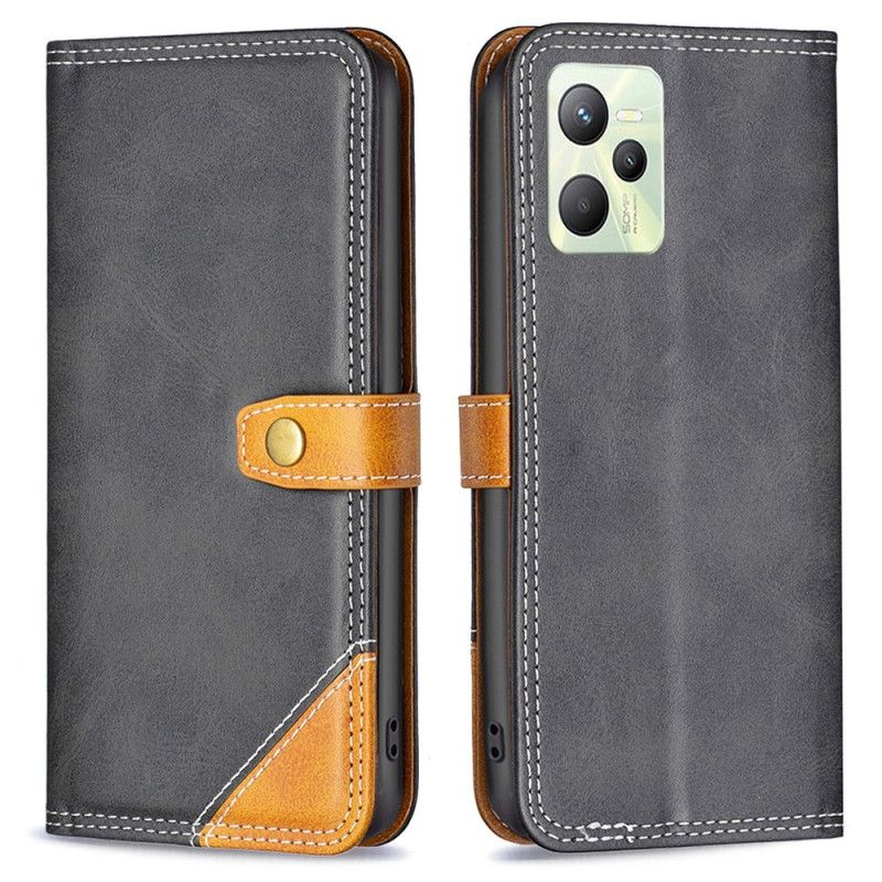 Flip Cover Realme C35 Tofarvet Binfen Farve