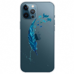 Cover iPhone 14 Pro Transparent Fjer