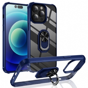 Cover iPhone 14 Pro Transparent Med Ring-support