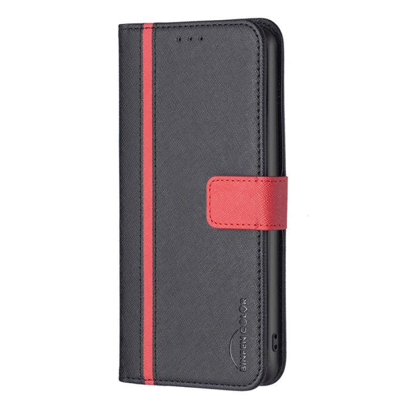 Flip Cover iPhone 14 Pro Tofarvet Binfen Farve