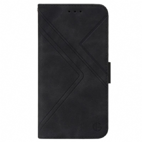 Læder Cover iPhone 14 Pro Zig Zag Rfid