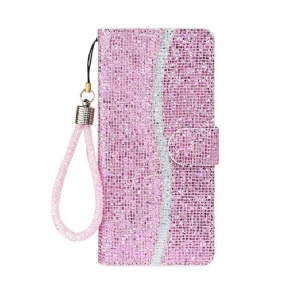 Læder Cover Samsung Galaxy S20 Plus / S20 Plus 5G Pailletter S Design