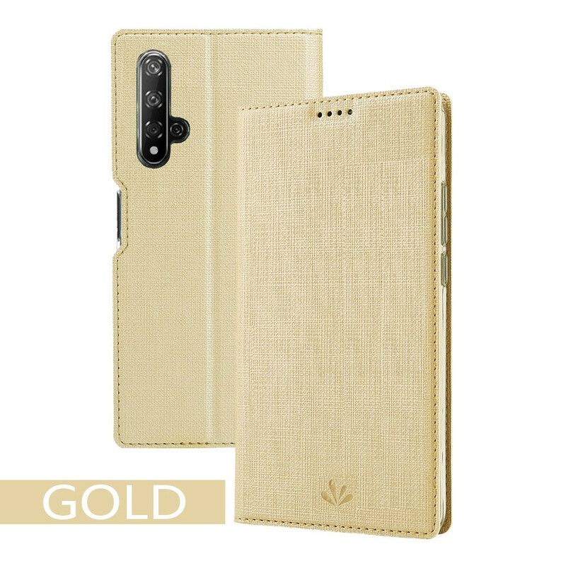 Cover Huawei Nova 5T / Honor 20 Flip Cover Tekstureret Vili Dmx