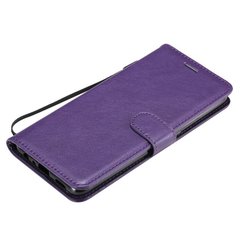 Flip Cover Oppo A74 4G Med Snor Lædereffektrem