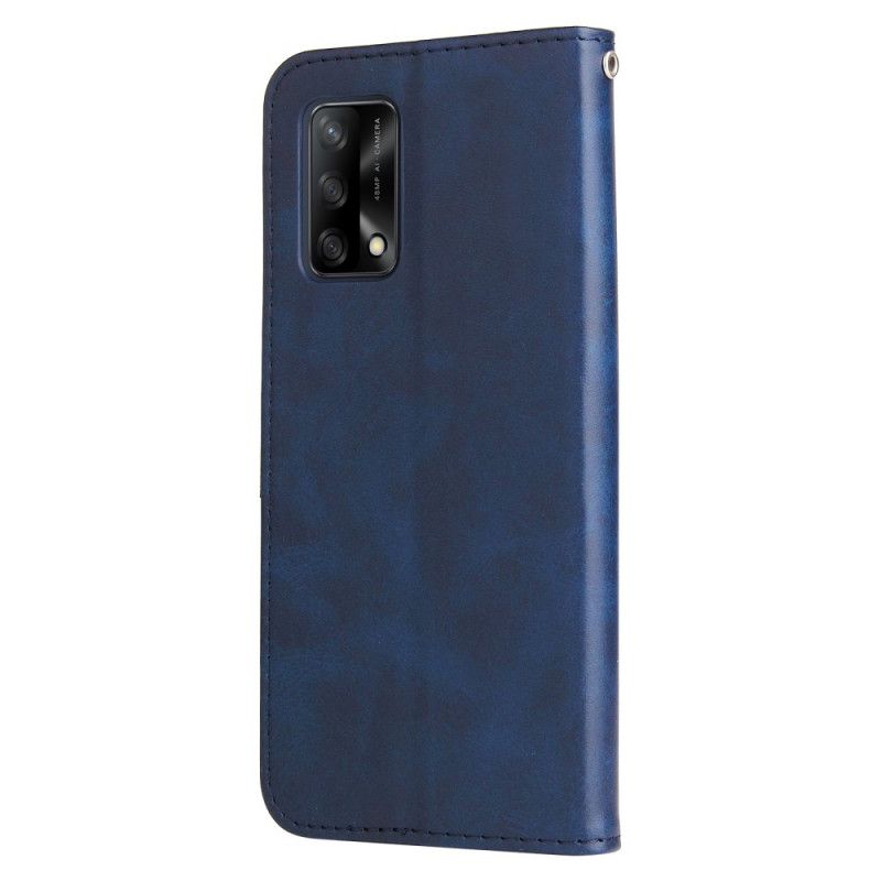Flip Cover Oppo A74 4G Vintage Pung