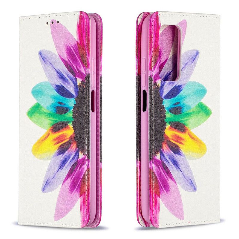Cover Xiaomi Mi 10T / 10T Pro Flip Cover Akvarelblomst