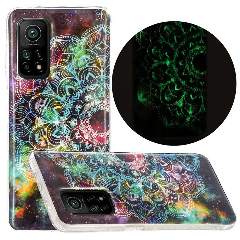 Cover Xiaomi Mi 10T / 10T Pro Fluorescerende Blomsterserie