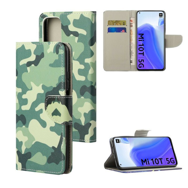 Læder Cover Xiaomi Mi 10T / 10T Pro Camouflage