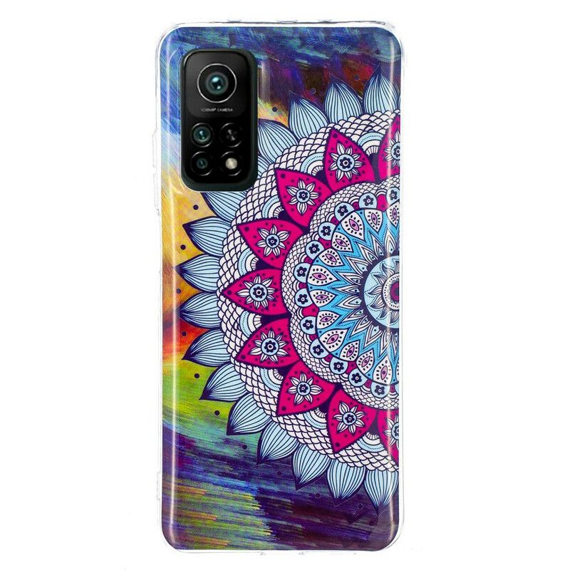 Mobilcover Xiaomi Mi 10T / 10T Pro Fluorescerende Farverig Mandala