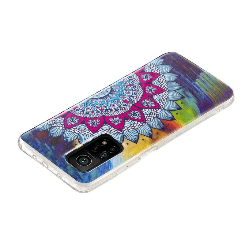 Mobilcover Xiaomi Mi 10T / 10T Pro Fluorescerende Farverig Mandala
