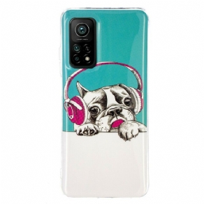 Mobilcover Xiaomi Mi 10T / 10T Pro Fluorescerende Hund