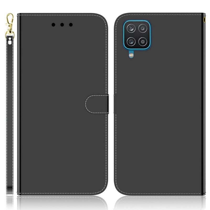 Flip Cover Samsung Galaxy M32 Imiteret Læderbetrækspejl