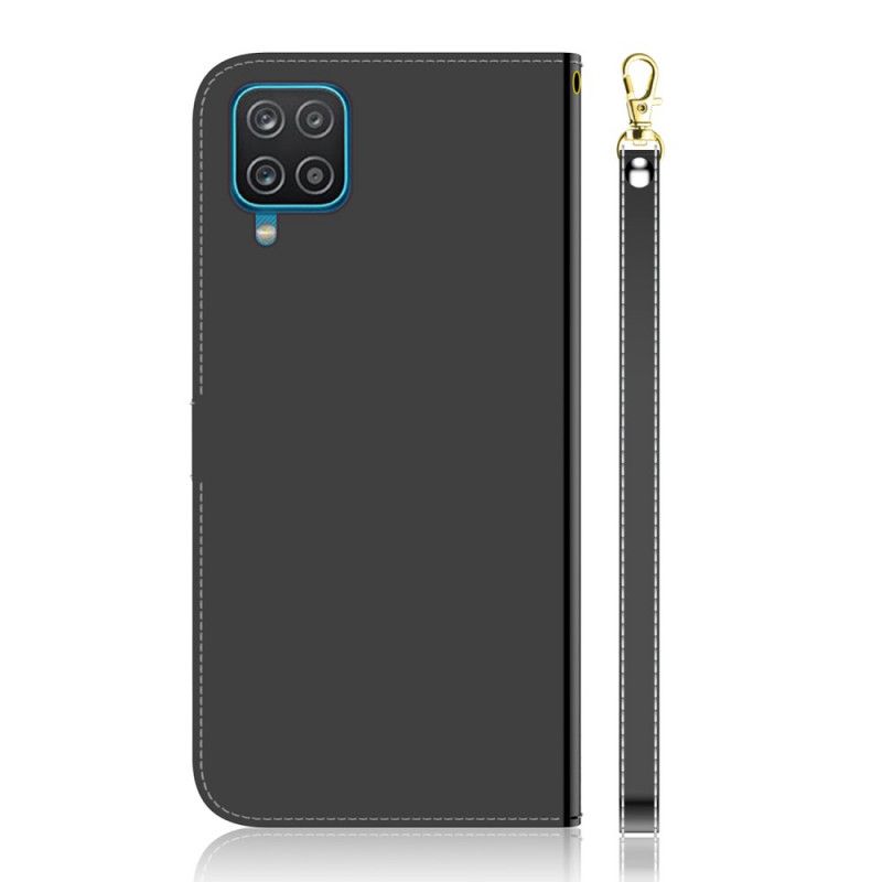 Flip Cover Samsung Galaxy M32 Imiteret Læderbetrækspejl