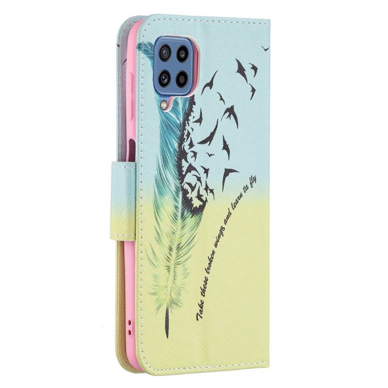 Flip Cover Samsung Galaxy M32 Lær At Flyve