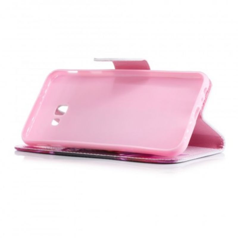 Flip Cover Samsung Galaxy J4 Plus Akvarelblomst