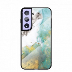 Cover Samsung Galaxy S21 Plus 5G Marmorfarver Hærdet Glas