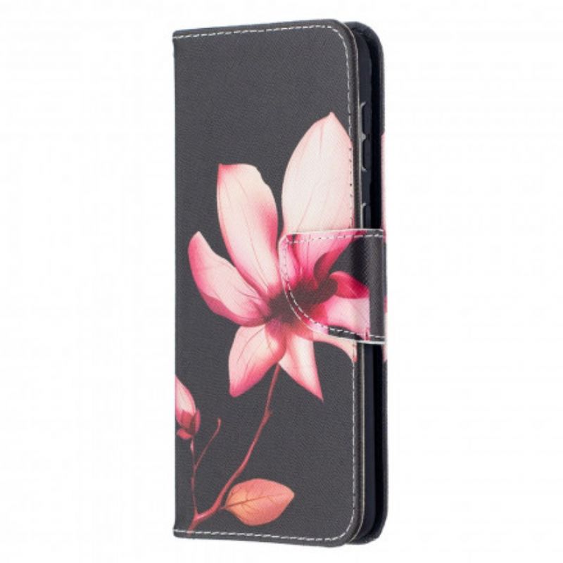 Flip Cover Samsung Galaxy S21 Plus 5G Pink Blomst