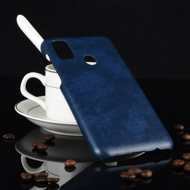 Cover Samsung Galaxy M21 Lichi-lædereffekt