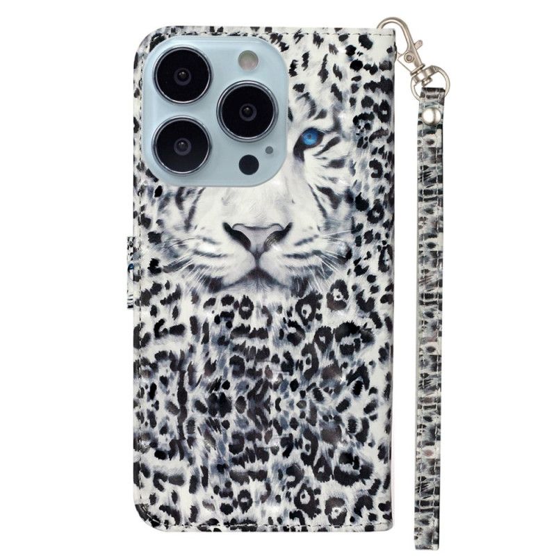 Flip Cover Til iPhone 16 Pro Leopardrem