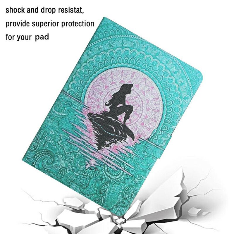Læder Cover Huawei MatePad T 8 Havfrue Mandala