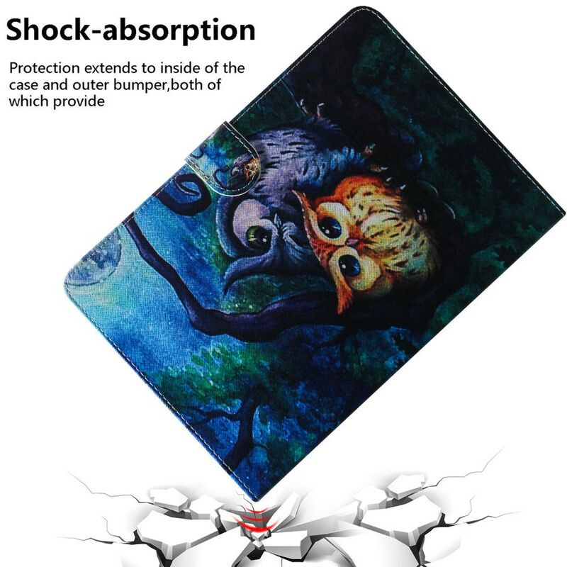 Læder Cover Huawei MatePad T 8 Uglemaleri